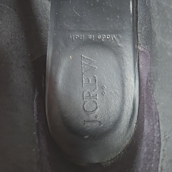 J. Crew Factory Black Suede Lace Up Wedge Booties - Picture 8 of 8